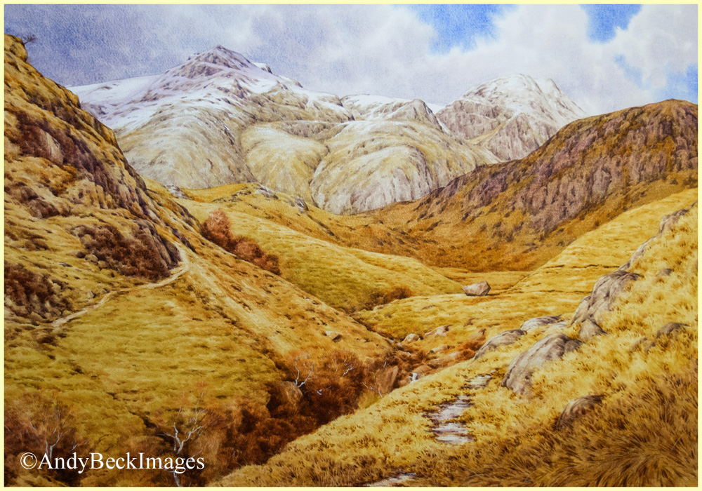 Scafell Pike painting