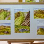 Wandope original sketches from The Wainwrights in Colour by Andy Beck