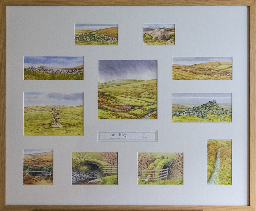 Lank Rigg framed from the Wainwrights in Colour
