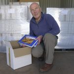 Andy Beck with the wainwrights in colour book