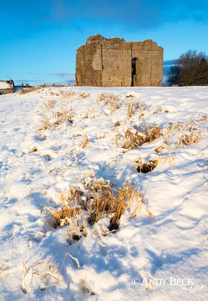 Bowes Castle winter