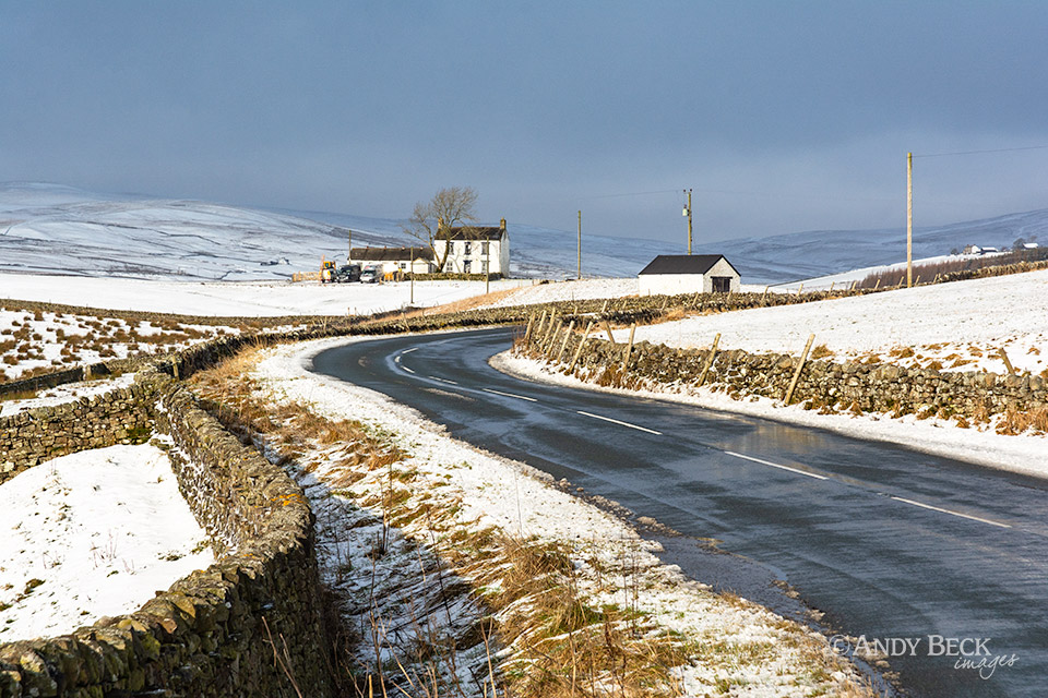 The winding road, Upper Teesdale