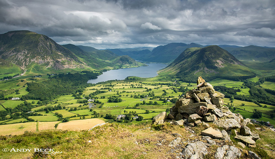 Crummockwater from Low Fell