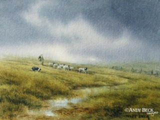 Through the drizzle