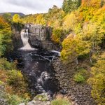 High Force Teesdale in autumn. Teesdale waterfall