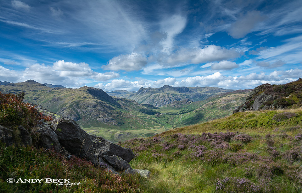 Langdale Pikes from Great Intake