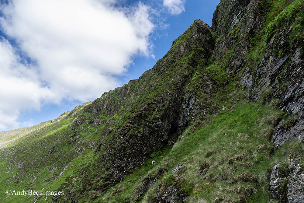 Hobcarton Crag gully