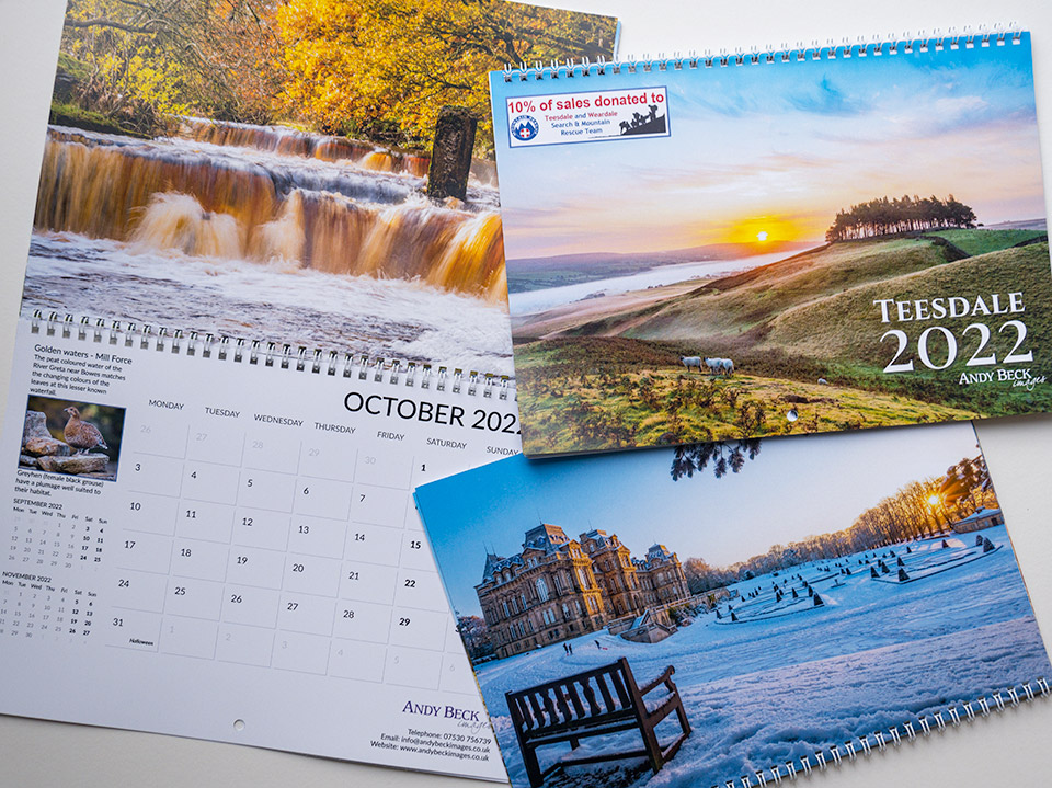 Teesdale 2022 Calendar Andy Beck Images