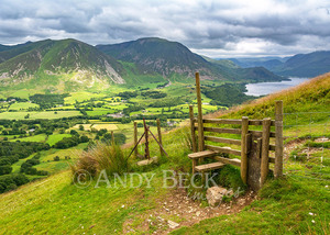 Stile on Low Fell, Crummockwater, Lake District