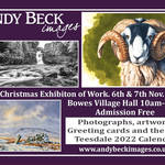 Andy Beck Pre-christmas exhibition