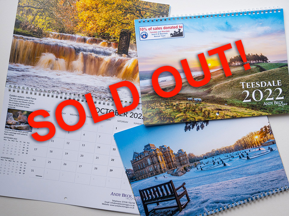 Teesdale Calendar 2022 sold out