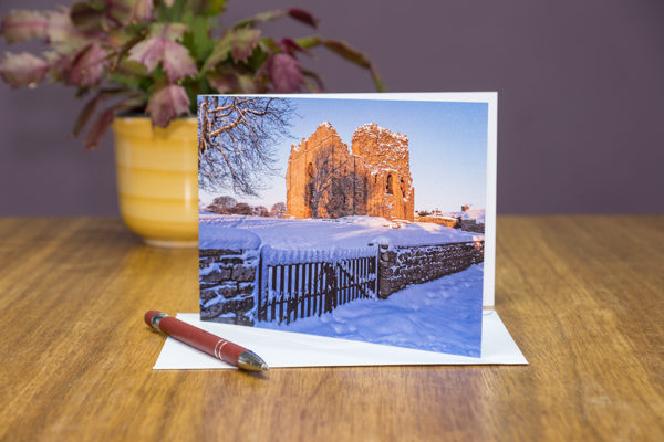 Bowes Castle greeting card