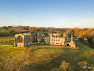 Egglestone Abbey sunrise Egglestone Abbey sunrise