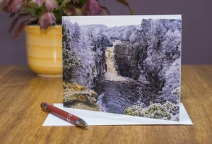High Force frost greeting card