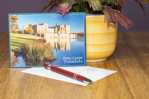 Raby Castle Teesdale postcard