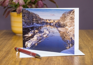 River Tees greeting card