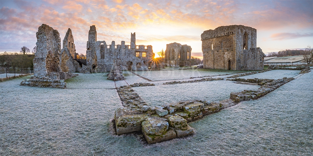 Egglestone Abbey sunrise