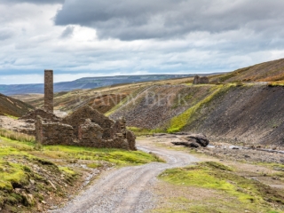 Old Gang smelt mill, Swaledale, North Yorkshire. Yorkshire Dales