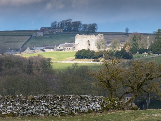 Bowes Castle light. Teesdale County Durham