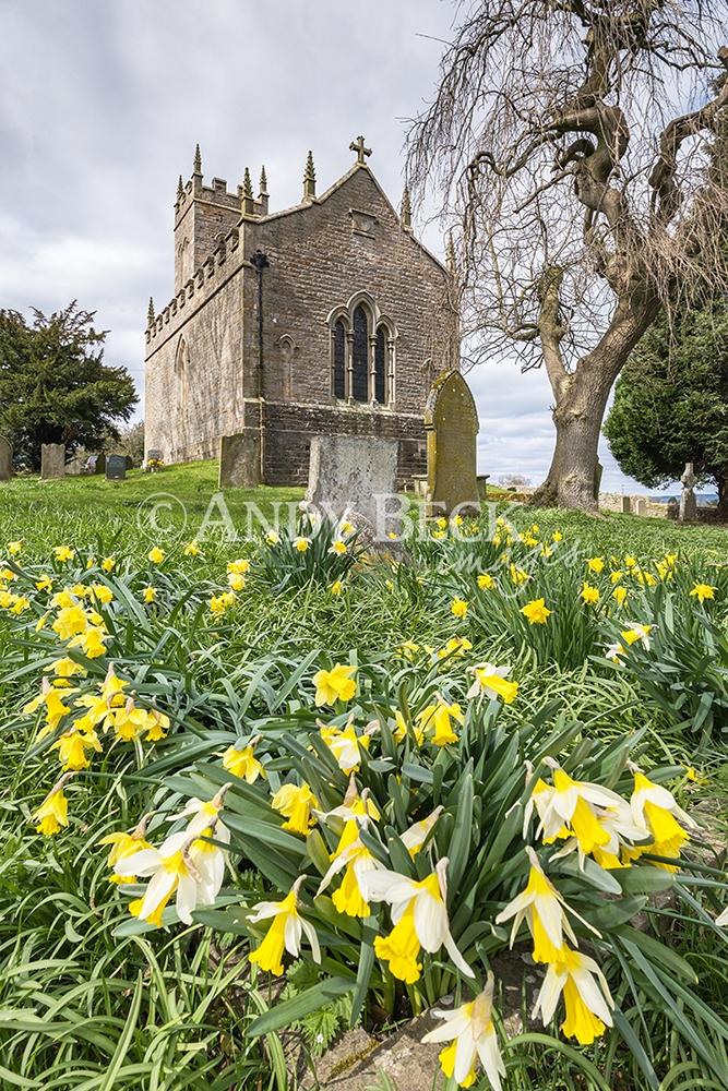 Brignall church,near Greta Bridge in springtime
