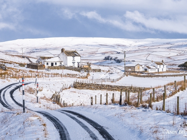 Late snow in Upper Teesdale, Harwood County Durham
