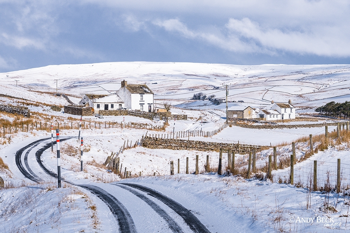Late snow in Upper Teesdale, Harwood County Durham