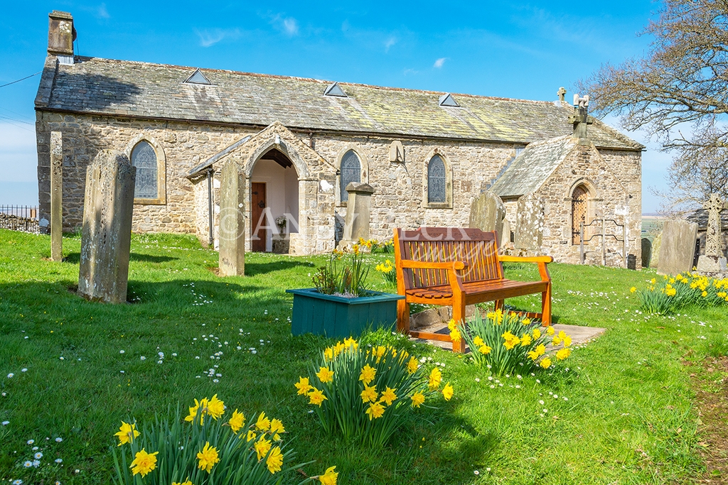 Laithkirk Church Teesdale in the spring sunshine