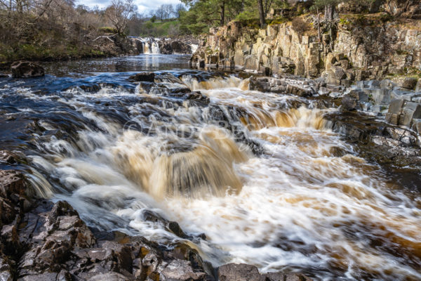 Low Force waterfalls on the river Tees, Teesdale photograph
