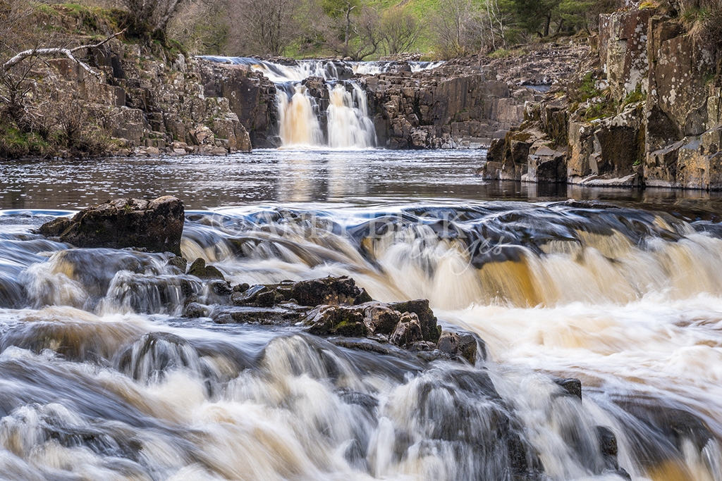 Low Force waterfalls, river Tees, Teesdale