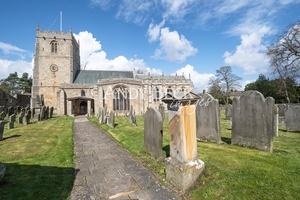 The path to Romaldkirk Church, Romaldkirk Church, Teesdale