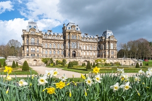 The Bowes Museum, imposing building housing a fine art collection, Barnard Castle, Teesdale