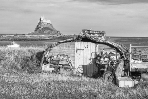Fishermans hut, Holy Island, Northumberland