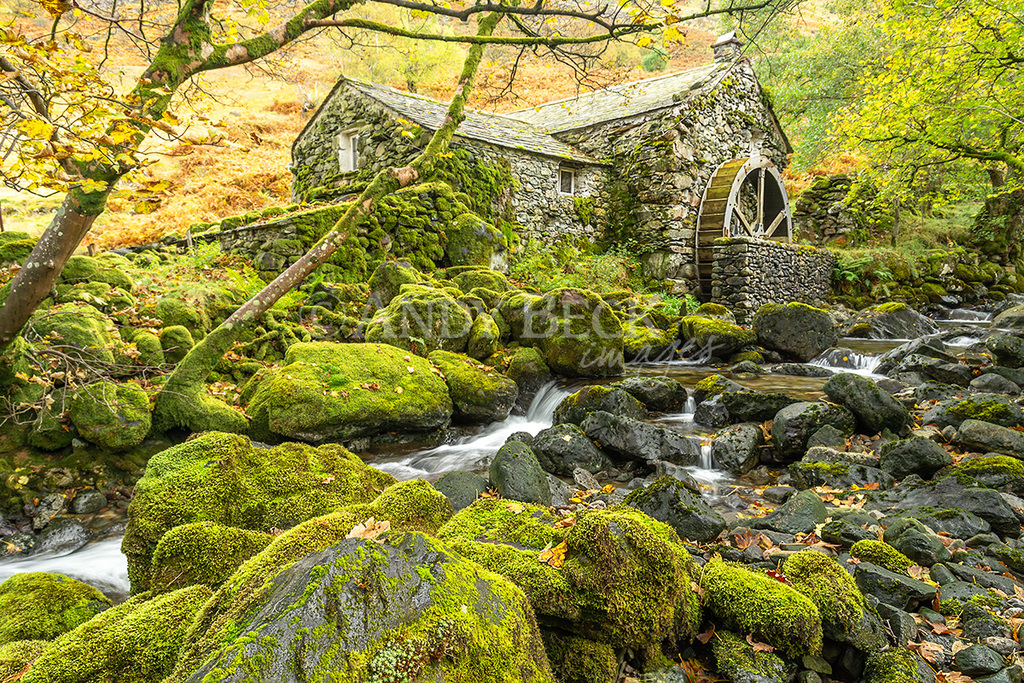 Borrowdale Mill, Old mill near Keswick Lake District