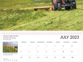 Teesdale 2023 calendar Andy Beck Images July