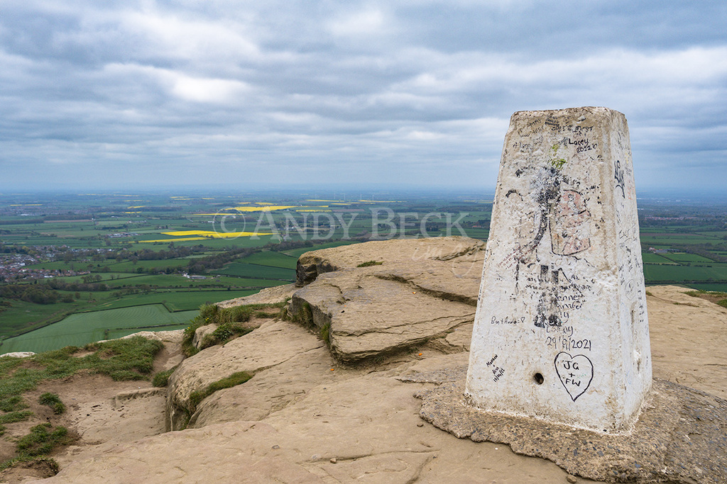 Roseberry Topping OS column and Teesside
