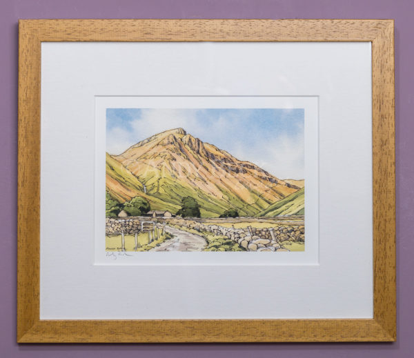 Great Gable print framed by Andy Beck