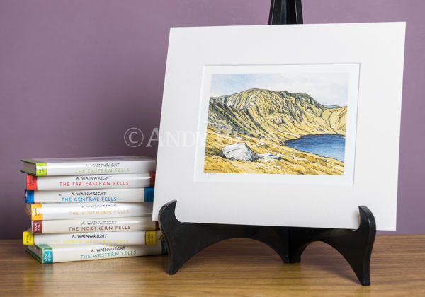 Helvellyn print by Andy Beck (mounted)