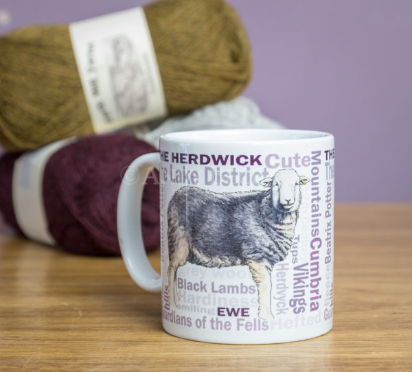 Herdwick sheep Mug by Andy Beck Images