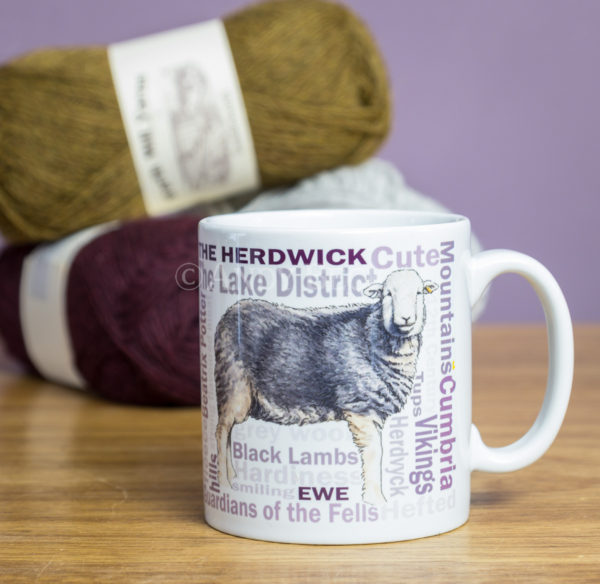 Herdwick. Sheep Mug by Andy Beck Images