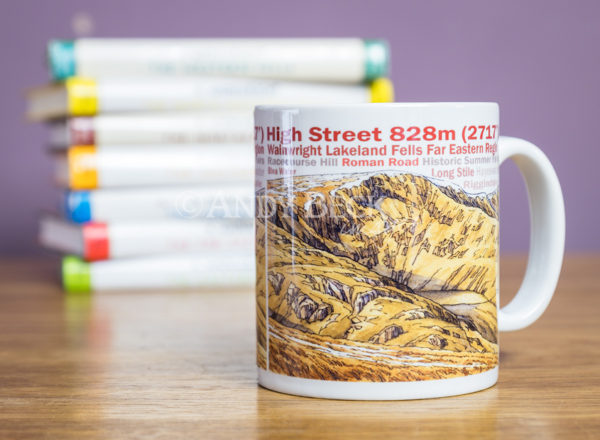 High Street mountain mug by Andy Beck