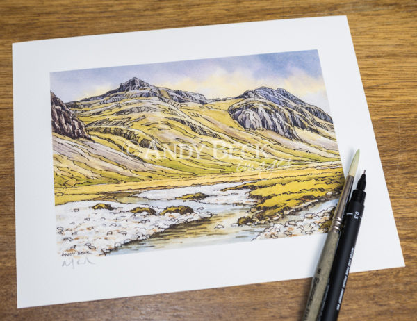 Scafell Pike print by Andy Beck