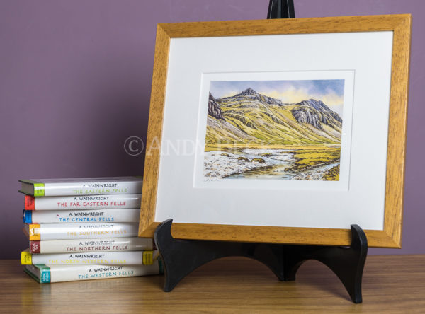 Scafell Pike print framed by Andy Beck