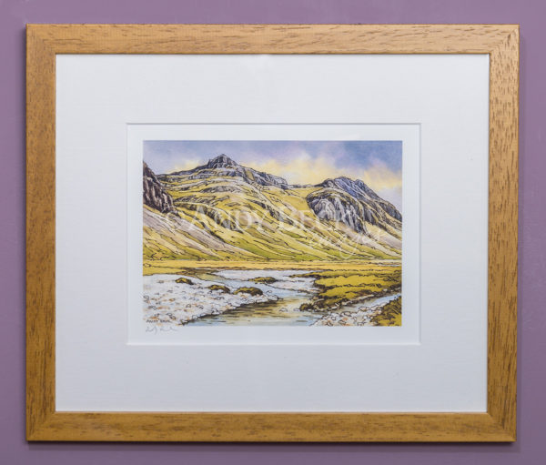 Scafell Pike print. Framed by Andy Beck