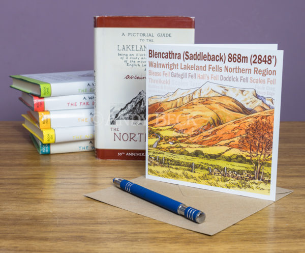 Blencathra Greeting card by Andy Beck