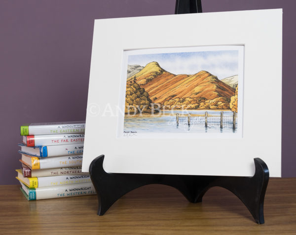 Catbells open edition signed print by Andy Beck