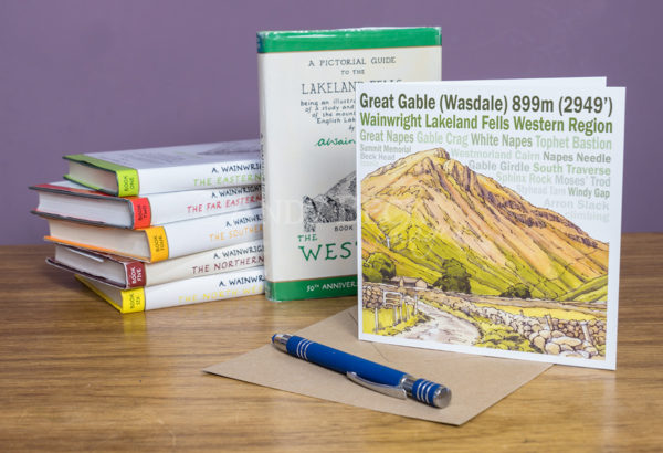 Great Gable 6x6 greeting card by Andy Beck