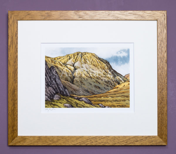 Lingmell print. Signed open edition print by Andy Beck