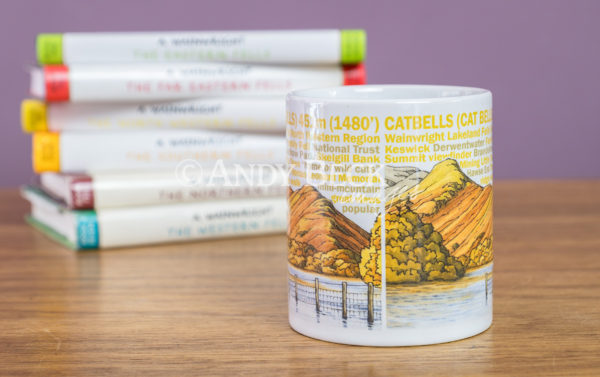 Catbells mug. Designed by Andy Beck