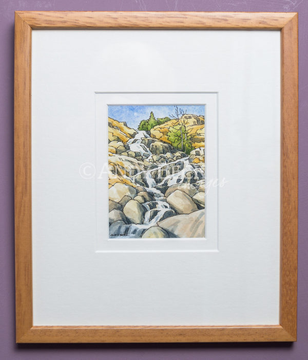 Sour Milk Gill Easedale small sketch by Andy Beck