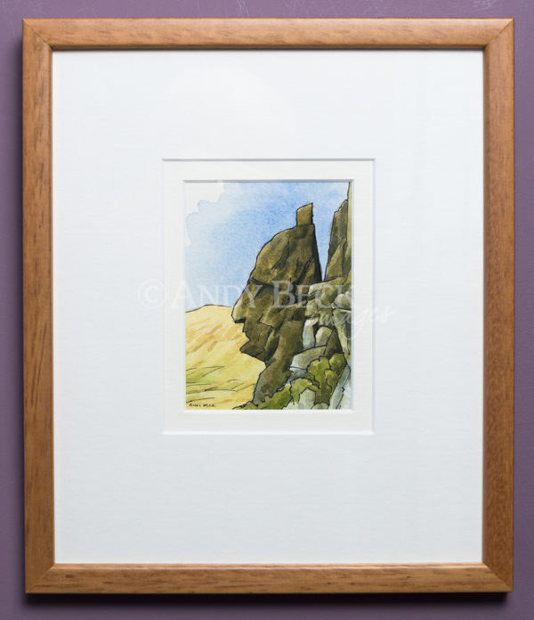 Sphinx rock Great Gable small sketch by Andy Beck